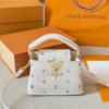 Louis Vuitton Capucines Mini Multicolor Monogram White 7.9 Inches