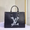 Louis Vuitton Onthego MM Black 13.8 Inches M24834