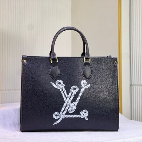 Louis Vuitton Onthego MM Black 13.8 Inches M24834