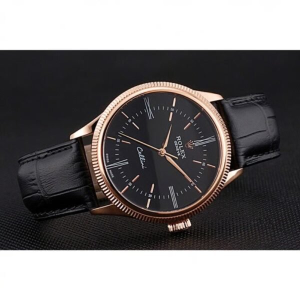 Rolex Cellini 39mm Black Dial 622656