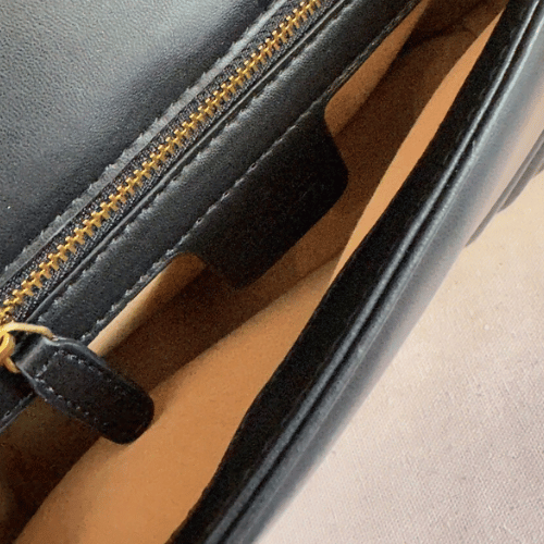 Gucci Gg Marmont Small Matelassé Shoulder Bag Black 9 Inches