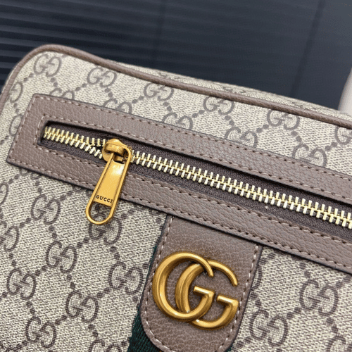 Gucci Ophidia Gg Belt Bag Grey 9.4 Inches