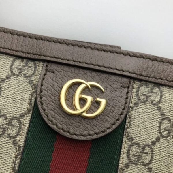 Gucci Ophidia Large Tote Bag Beige And Dark Brown Gg Supreme 15.0 Inches 631685 96LWB 8745