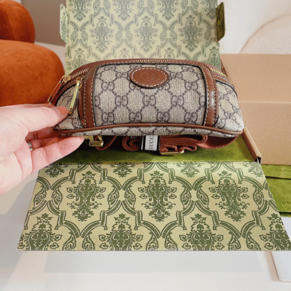 Gucci Ophidia Bumbag Beige 8.6 Inches