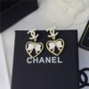 4-135.jpg Chanel Metal Enamel Cc Heart Drop Earrings Gold ABF305 B19851 NAFGV