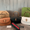 Gucci Bamboo 1947 Small Top Handle Bag Brown 9.4 Inches