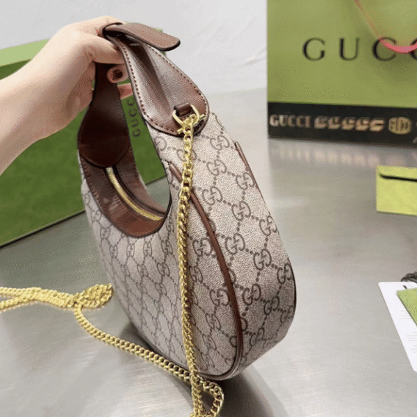 Gucci Ophidia Small Hobo Bag Beige 9.4 Inches