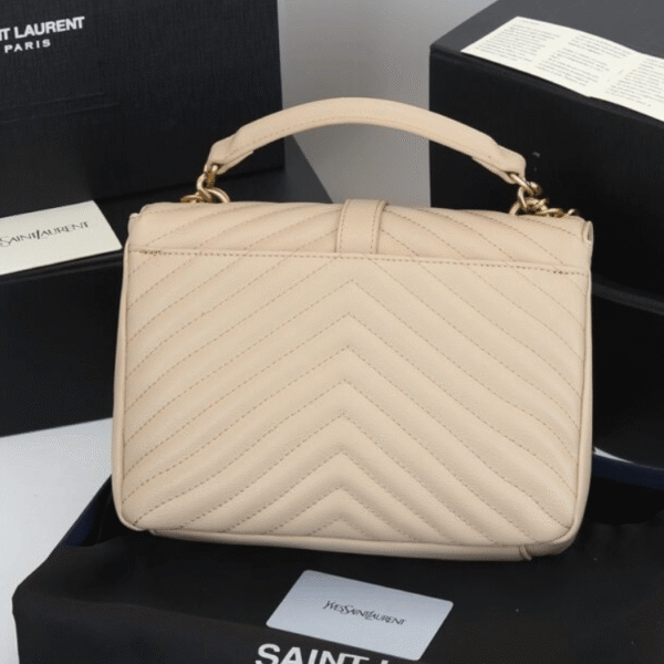 Saint Laurent College Medium Beige 9.4 Inches 600279BRM072721