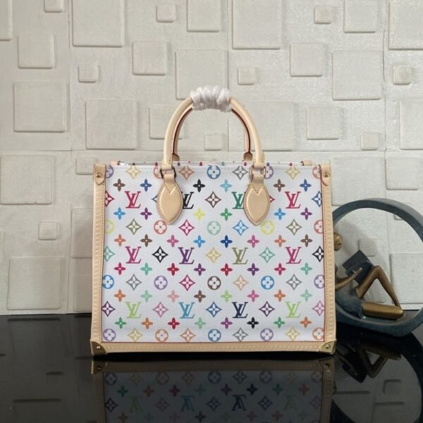 [Premium Quality] – Louis Vuitton Lv X Tm Onthego MM White 13.8 Inches M13079