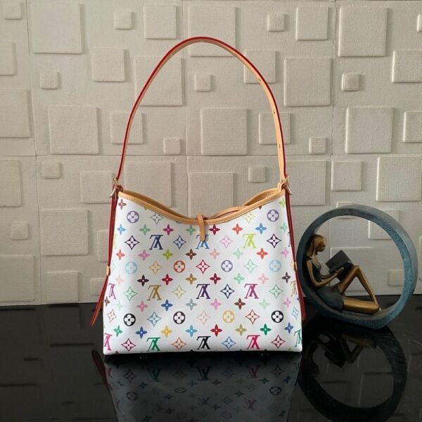 [Premium Quality] – Louis Vuitton Carryall Multicolor White 11.4 Inches M13661