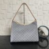 [Premium Quality] – Louis Vuitton Carryall MM Washed Gray Denim 15.3 Inches M13289