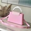 4-160 Louis Vuitton Mini Capucines Rose Chamallow Pink 7.9 Inches M22375