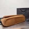 4-171 Saint Laurent Large Jamie 4.3 In Suede Brown 16.9 Inches 7424311U8P72102