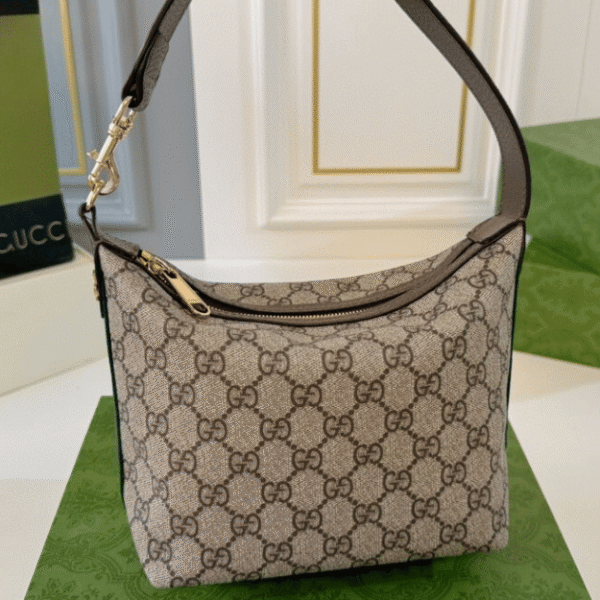 Gucci Ophidia Mini Hobo Bag Beige 7 Inches