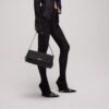 Gucci Madison Medium Shoulder Bag GG Denim Black 12.2 Inches