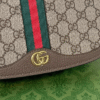 Gucci Ophidia Saddle Bag Beige 9.4 Inches