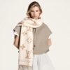 Louis Vuitton Reykjavik Scarf Beige 70.9 Inches M78123