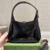4-195 Gucci Jackie 1961 Large Shoulder Bag Black 15.5 Inches 760249 1000X 1000