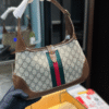 Gucci Jackie 1961 Large Shoulder Bag Beige 11.8 Inches