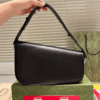 Gucci Horsebit 1955 Asymmetric Shoulder Bag Black 7.9 Inches