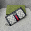 Gucci Ophidia Zip Around Wallet 19.2.0 Inches Brown 523154 96LWG 8745
