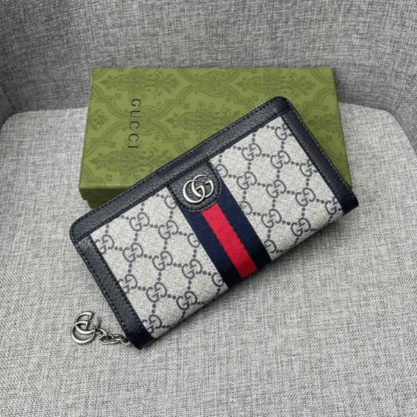 Gucci Ophidia Zip Around Wallet 19.2.0 Inches Brown 523154 96LWG 8745
