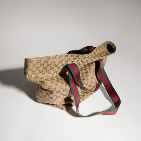 Gucci Medium Tote bag GG Canvas Sand Brown 40cm