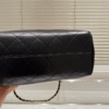 Chanel Shopping Bag Shiny And Gold Tone Metal Beige Black 14.2 Inches AS5657 B20827 U1536