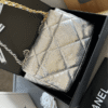 Chanel 19 Flap Bag Silver 10.2 Inches