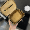 Chanel Mini Vanity Case With Gold Ball Black 4.3 Inches