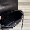 Chanel Vintage-Style Flap Bag Black 9.1 Inches