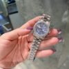 Rolex Datejust Diamond Bezel Oyster White Gold Purple 31Mm