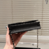Chanel Flap Bag Woc (Wallet On Chain) Black 7.5 Inches