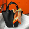 Hermès Picotin Lock Bag Black 7.1 Inches