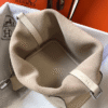 Hermès Picotin Lock Bag Off-White/Cream 7.1 Inches