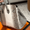4-371.png Hermès Birkin Bag 25 White Crocodile Pattern 10.2 Inches