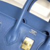 Hermès Birkin Bag Blue 9.8 Inches