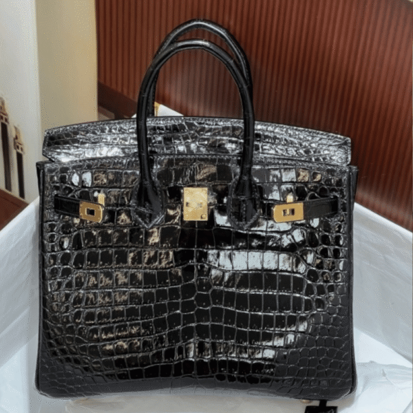 Hermès Birkin Bag Black Crocodile 11.8 Inches