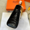 4-385 Hermès Kelly Mini Bag Black Crocodile 7.9 Inches