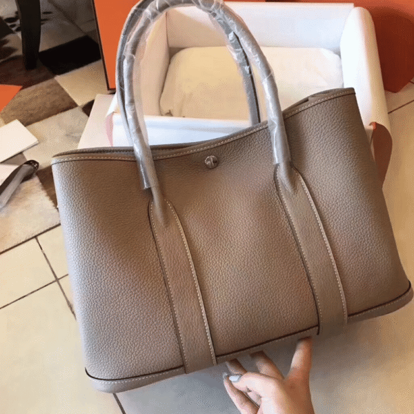 Hermès Garden Party Bag Taupe 11.8 Inches
