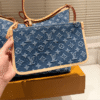 Louis Vuitton Carryall Denim Blue 15.3 Inches
