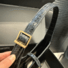 Saint Laurent Le 5 À 7 Hobo Bag Black Croc 9.4 Inches 657228DZESW1062