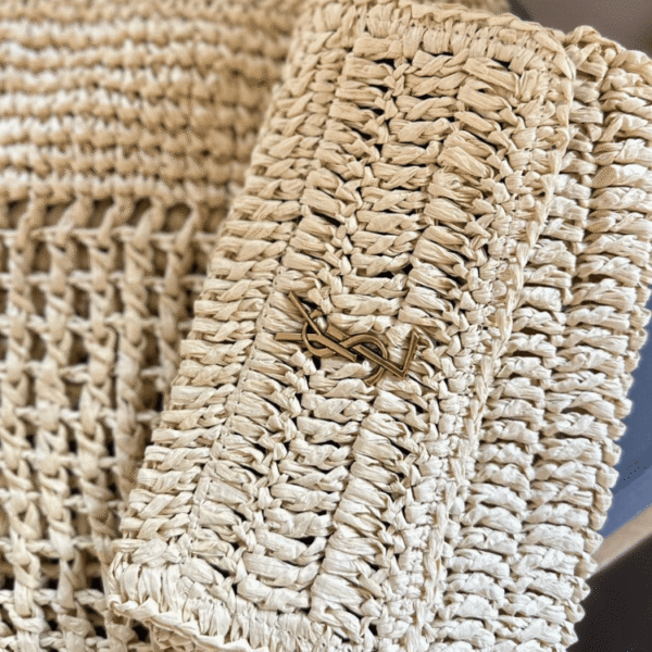 4-440 Include (Express shipping) – Saint Laurent Icare Maxi Raffia Tote Bag 14.2 Inches 772191Gaaek2063