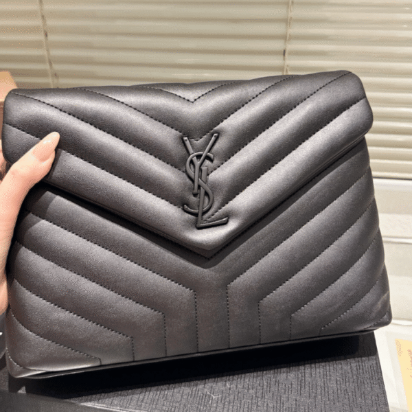 Saint Laurent Loulou Bag Black 11.8 Inches