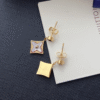 Louis Vuitton Idylle Blossom Pendant Earrings Red/Gold-Tone