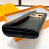 4-494 Hermès Constance Long Wallet Black 7.5 Inches