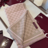4-527.png Gucci Gg Monogram Wool Scarf Pink/Beige 70.8 Inches