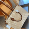 Louis Vuitton Onthego MM Cream Monogram 13.8 Inches
