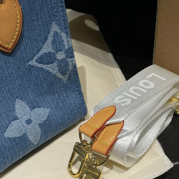 Louis Vuitton Onthego Small Denim Monogram 9.8 Inches