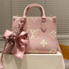 Louis Vuitton Onthego Small Blossom Pink Monogram 9.8 Inches
